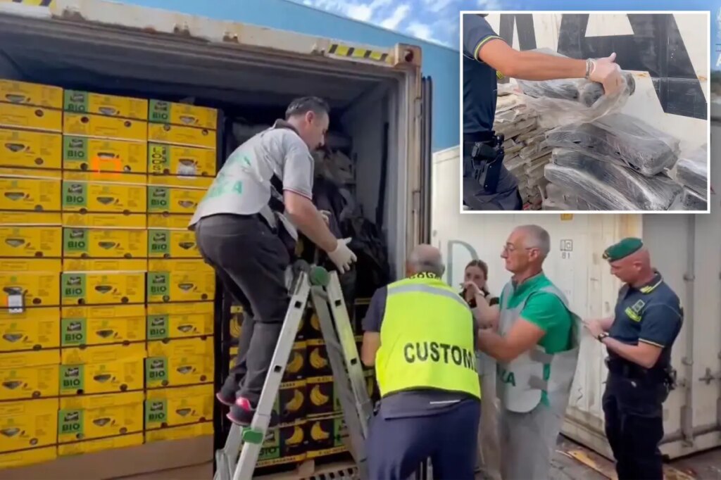 $290M cocaine haul found ‘skillfully concealed’ in massive banana shipment