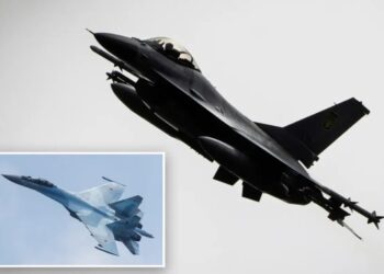 Ukrainian F-16 fighter makes history striking down Russian Su-35 jet in war’s first