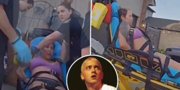 Eminem’s ex-wife, Kim Scott, hurls expletives at cops in tense body cam footage following suicide attempt