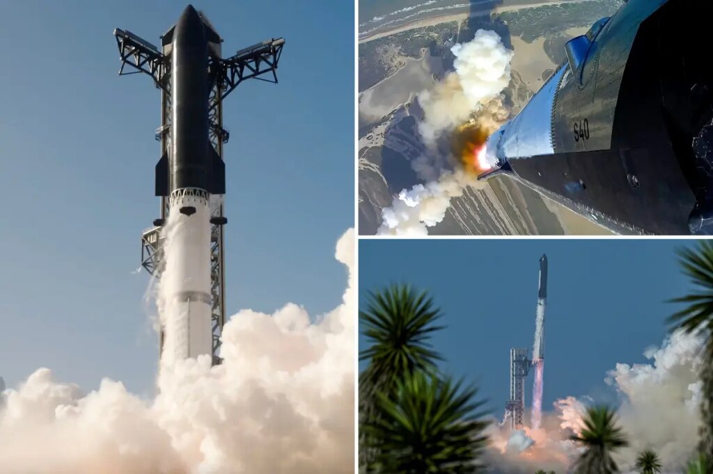 SpaceX launches mammoth Starship on another test flight — this time with most advanced Starlinks