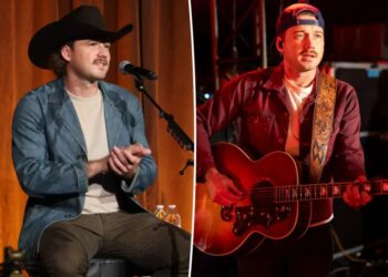 Morgan Wallen shows off scary twisted ankle photo after offstage tumble
