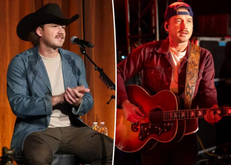 Morgan Wallen shows off scary twisted ankle photo after offstage tumble