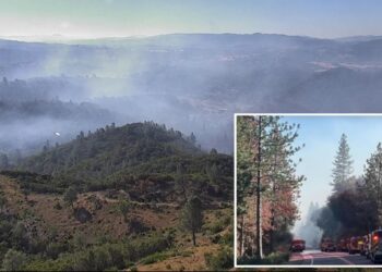 Fast-moving Dove Fire wreaks havoc as mass evacuations at ‘the gateway to Yosemite’ town