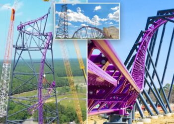 Six Flags unveils 382-foot roller coaster set to shatter 6 world records