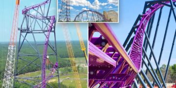 Six Flags unveils 382-foot roller coaster set to shatter 6 world records