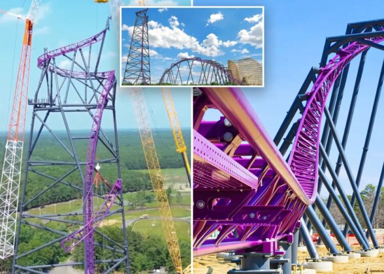 Six Flags unveils 382-foot roller coaster set to shatter 6 world records