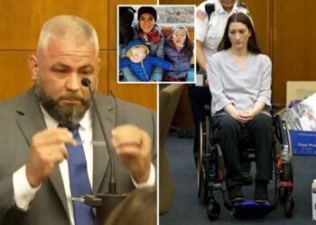Cop breaks down in Lindsay Clancy murder trial as he describes 3 strangled kids in most disturbing testimony yet