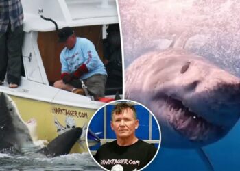 California’s top shark tracker has a message for swimmers as great whites multiply: ‘They’re only there for one reason’