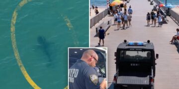NYPD deploys drones to track sharks after rise in sightings off NYC beaches