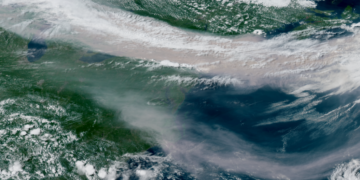 Watch the Wildfire Smoke Ooze Across North America From Space