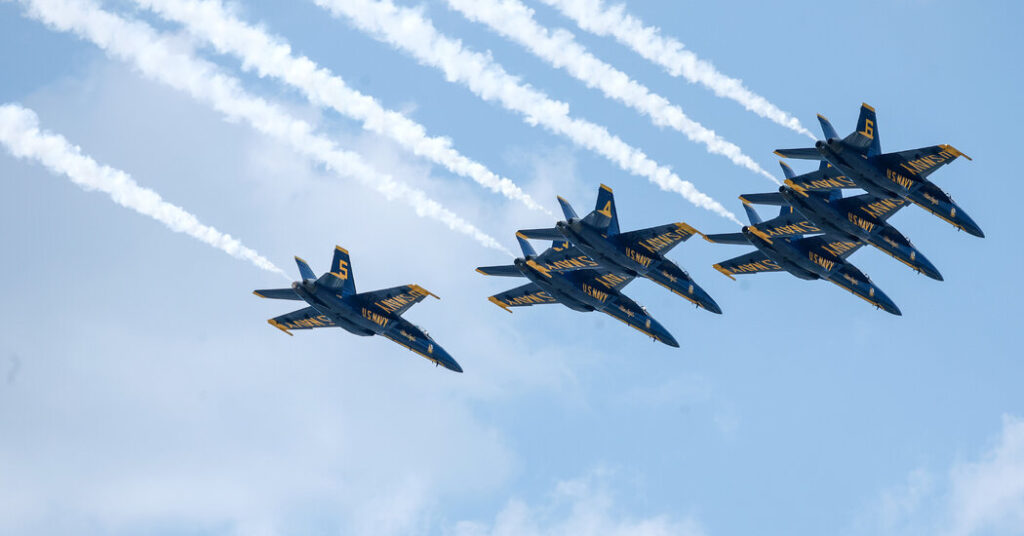 Blue Angels’ Close Beach Flyby Results in No Reprimands for Pilots