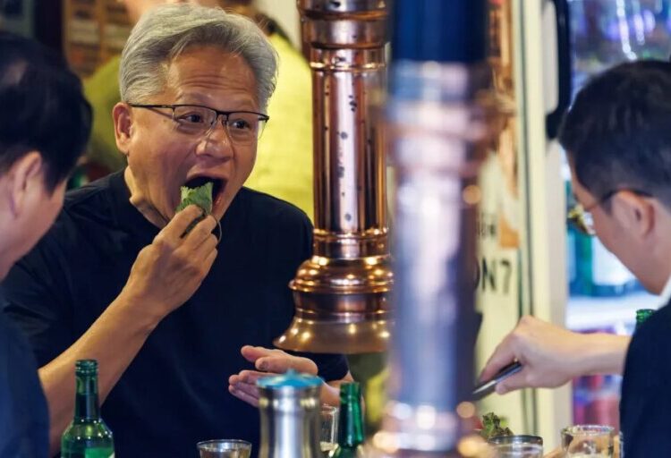 As Big Tech showers employees with perks to win the talent war, Nvidia built a nearly $5 trillion company by making people pay for their own lunch