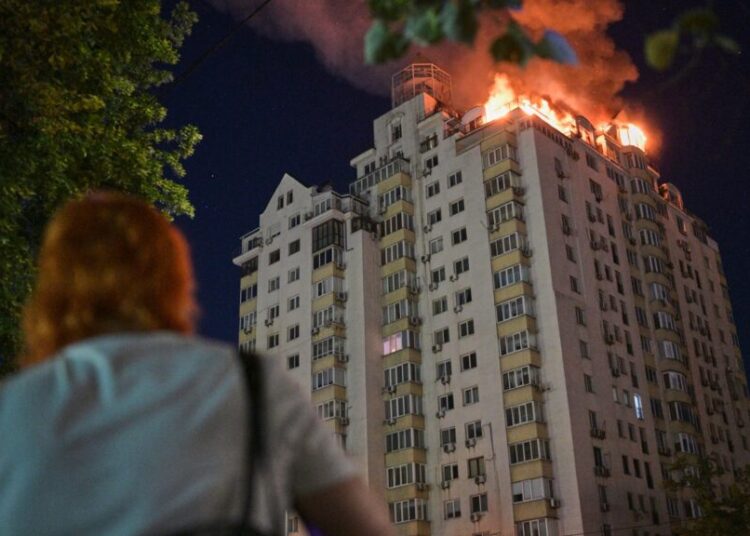 Russia Launches Drone and Missile Attack on Kyiv in Deadly ‘Night of Horror’