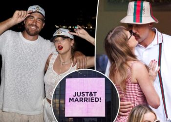 Taylor Swift and Travis Kelce marry in front of A-list pals at extravagant MSG wedding