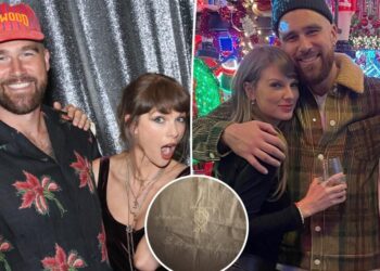 Taylor Swift and Travis Kelce’s sentimental wedding favor reveals sweet ‘Blank Space’ nod