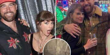 Taylor Swift and Travis Kelce’s sentimental wedding favor reveals sweet ‘Blank Space’ nod