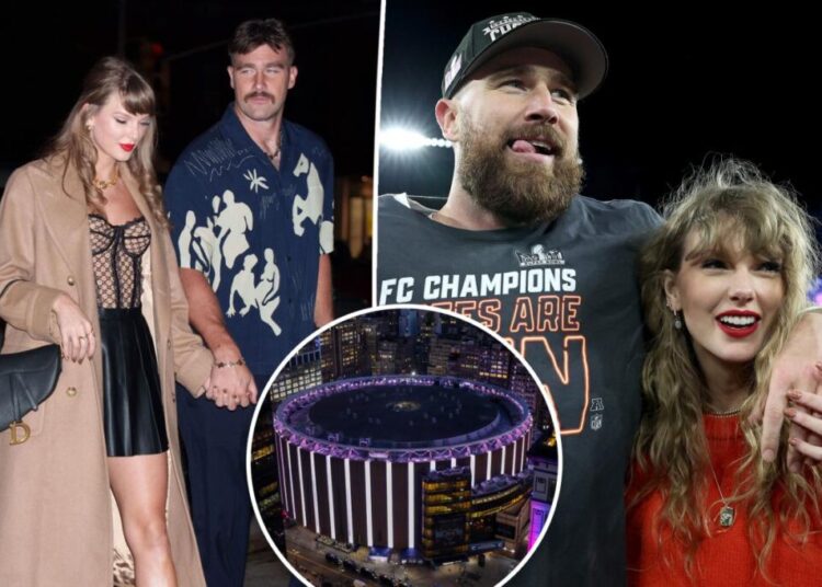 Leaked video inside Taylor Swift, Travis Kelce’s MSG wedding shows walls lined with never-before-seen pics of couple