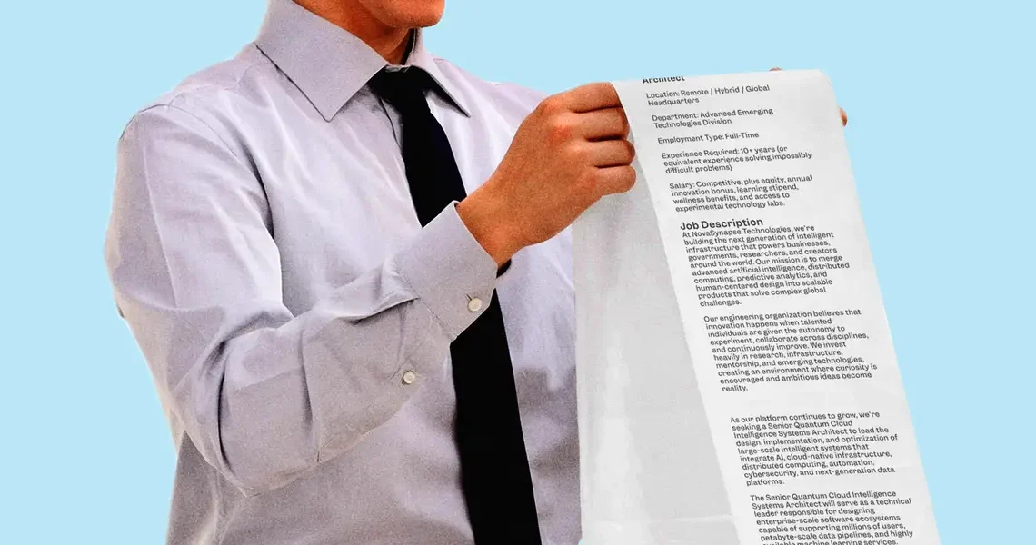 Why every job description suddenly feels like a CVS receipt
