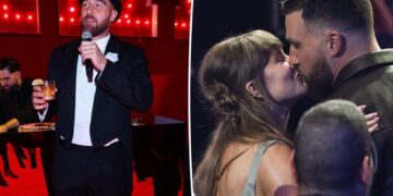 Taylor Swift and Travis Kelce each exchanged 20-minute vows at star-studded wedding: report