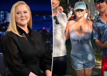 Amy Schumer flaunts trim figure in swimwear for July 4th holiday after opening up about weight loss journey
