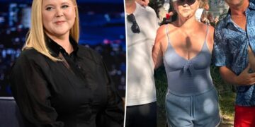 Amy Schumer flaunts trim figure in swimwear for July 4th holiday after opening up about weight loss journey