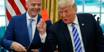 ‘All I did was ask for a review’: Trump denies demanding FIFA for a review for Folarin Balogun’s World Cup red card
