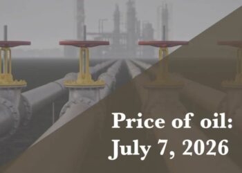 Current price of oil as of July 7, 2026