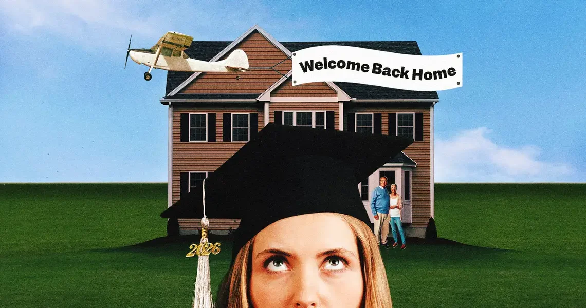 The number of young Americans living with their parents is at a record high