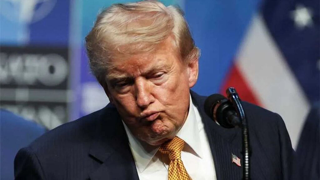 ‘Sir, we love you’: Trump goes off script with meandering self-praise at NATO conference