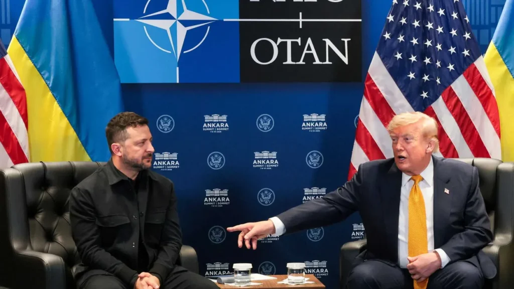 Trump insults Zelensky to his face during NATO meeting