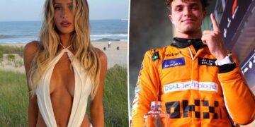 Alix Earle and F1 driver Lando Norris fuel romance rumors clubbing together in London