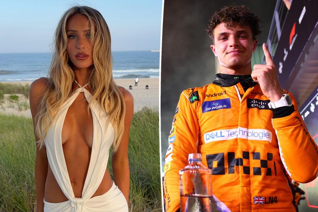 Alix Earle and F1 driver Lando Norris fuel romance rumors clubbing together in London