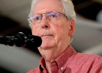 GOP Sen. Mitch McConnell ends frenzied speculation about his health, revealing a fall led to his hospitalization and he’s now in a rehab center
