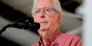 GOP Sen. Mitch McConnell ends frenzied speculation about his health, revealing a fall led to his hospitalization and he’s now in a rehab center