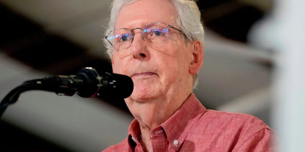 GOP Sen. Mitch McConnell ends frenzied speculation about his health, revealing a fall led to his hospitalization and he’s now in a rehab center