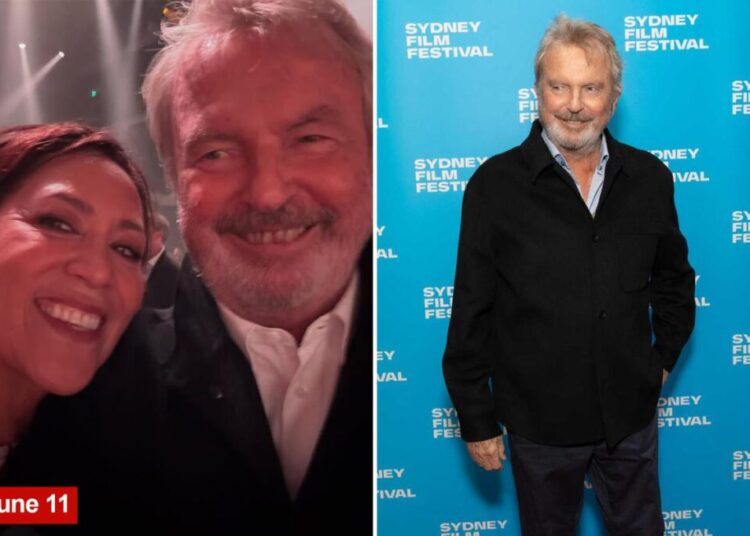 ‘Jurassic Park’ star Sam Neill was beaming in last public apparances before his death at 78