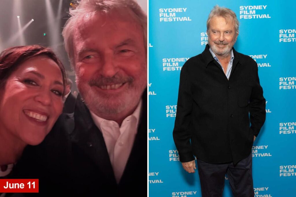 ‘Jurassic Park’ star Sam Neill was beaming in last public apparances before his death at 78