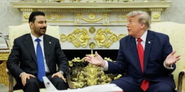 Oval Office crammed with new gold bling as Trump’s Krazy Glue tube goes viral