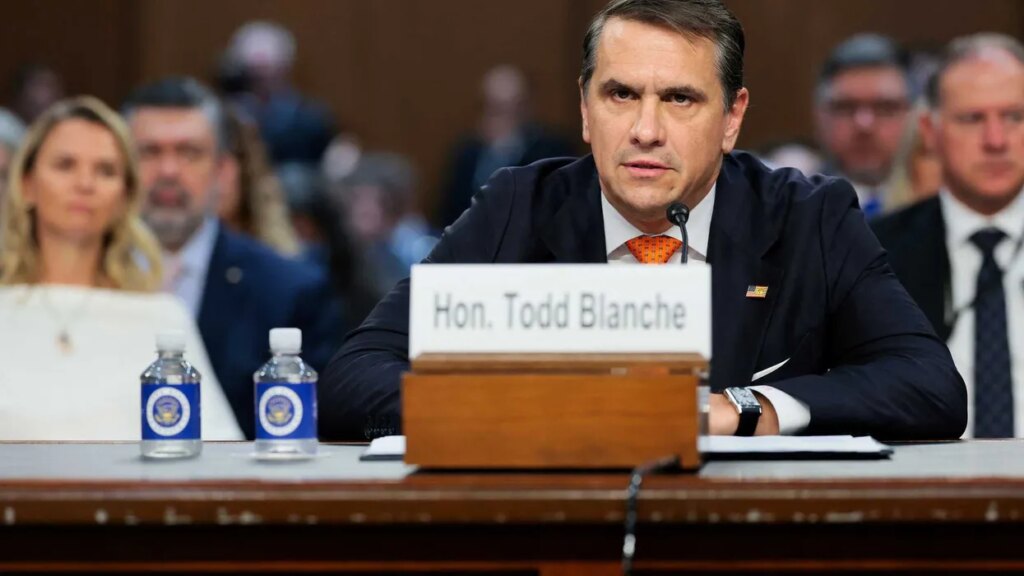 Todd Blanche roars as he’s grilled on Jeffrey Epstein files: ‘That’s not true!’