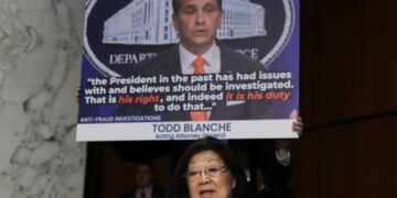 ‘That’s not correct:’ Chuckling Dem ribs Todd Blanche’s failure to do Trump’s bidding