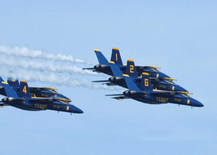 ‘Low-T mainstream’: Trump admin thumbs nose at beachgoers terrified by jet buzzing