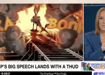 ‘Always blowing himself up’: Trump mocked as Wile E. Coyote by MS NOW’s Jen Psaki