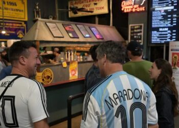 ‘They put 100% effort into looking after you’: Wary soccer fans stunned by a look at the real America, not the image they’ve been sold by the media