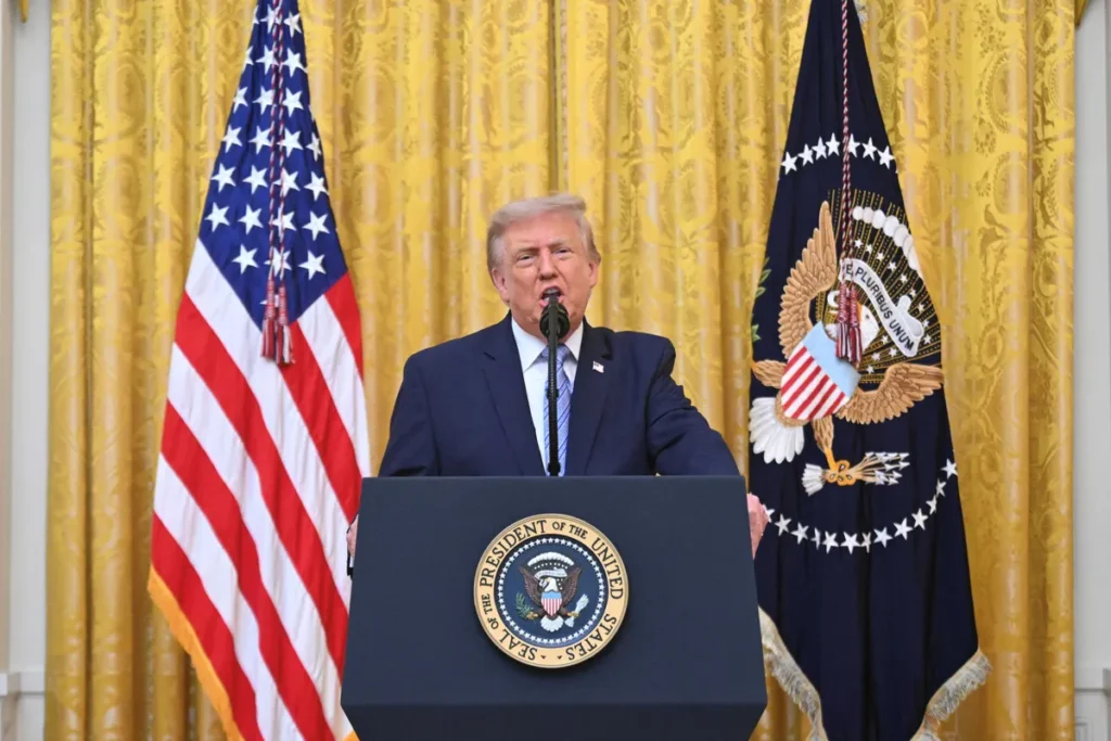 Sinister plot unearthed as Trump lays down dubious marker with ‘strangest’ national rant