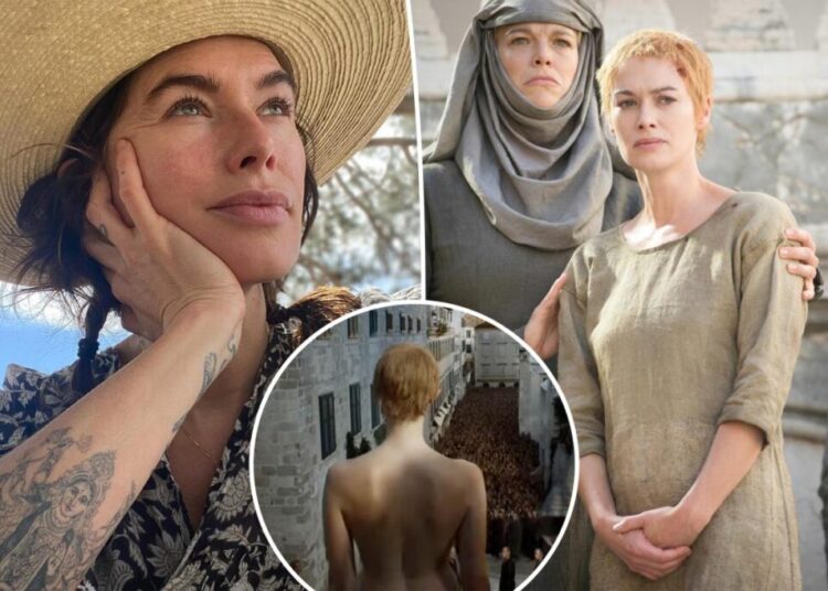‘Game of Thrones’ star Lena Headey says outrage over infamous nude scene left her stunned