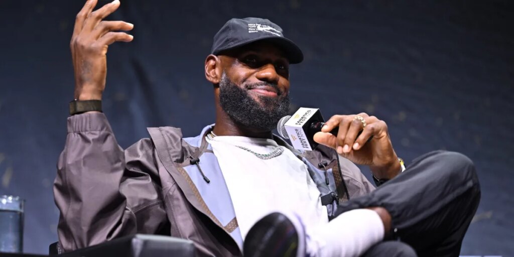LeBron James, the only billionaire currently active in the NBA, signs a minimum contract with the Philadelphia 76ers