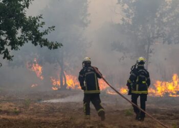 France deploys giant military cargo plane to dump tons of flame retardants as European wildfires displace more than 250,000
