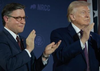 After Trump launched war on Iran, hiked inflation through tariffs, Johnson labels election ‘common sense vs. communism’