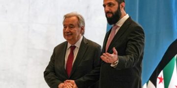 U.N. chief urges global support for Syria during first Damascus visit since Assad’s fall