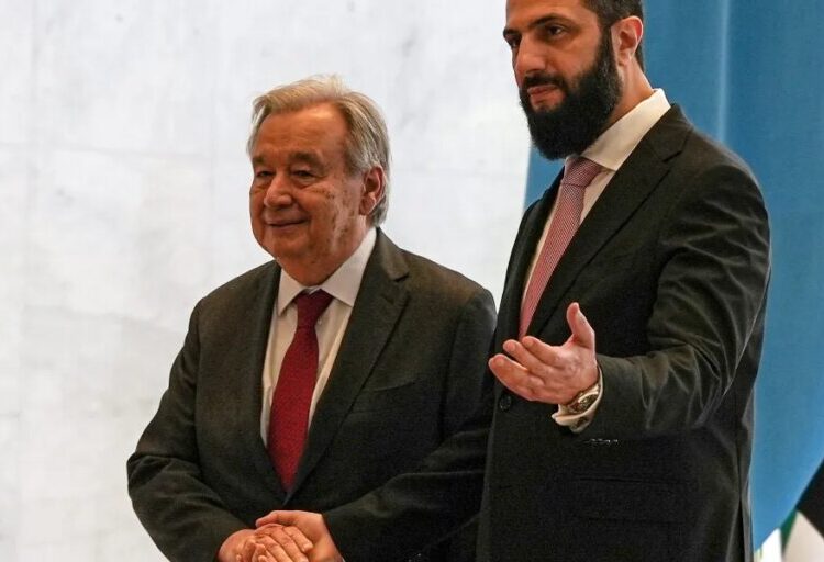 U.N. chief urges global support for Syria during first Damascus visit since Assad’s fall